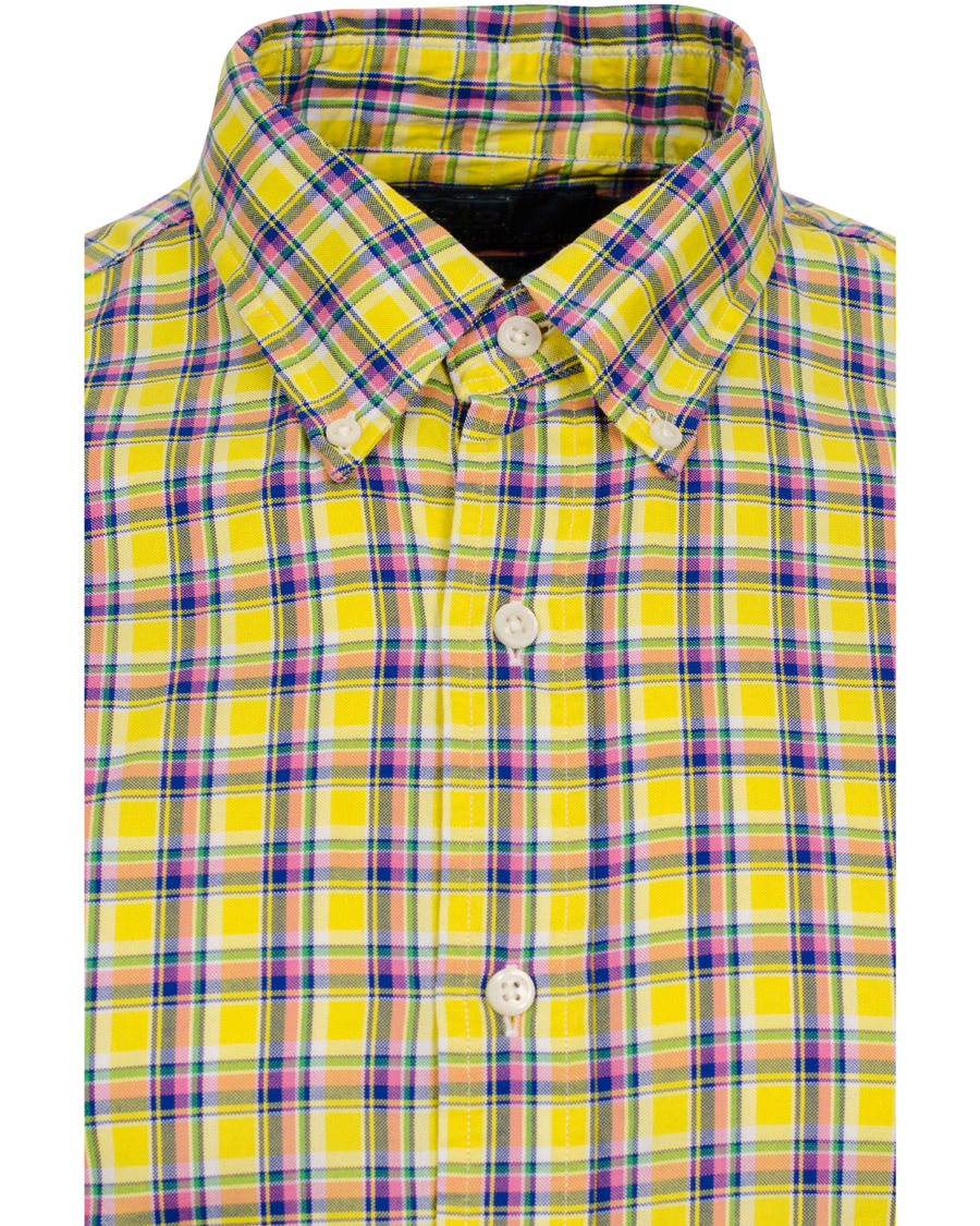 Heren | Overhemden | Polo Ralph Lauren | Slim Fit Oxford Shirt Yellow/Royal
