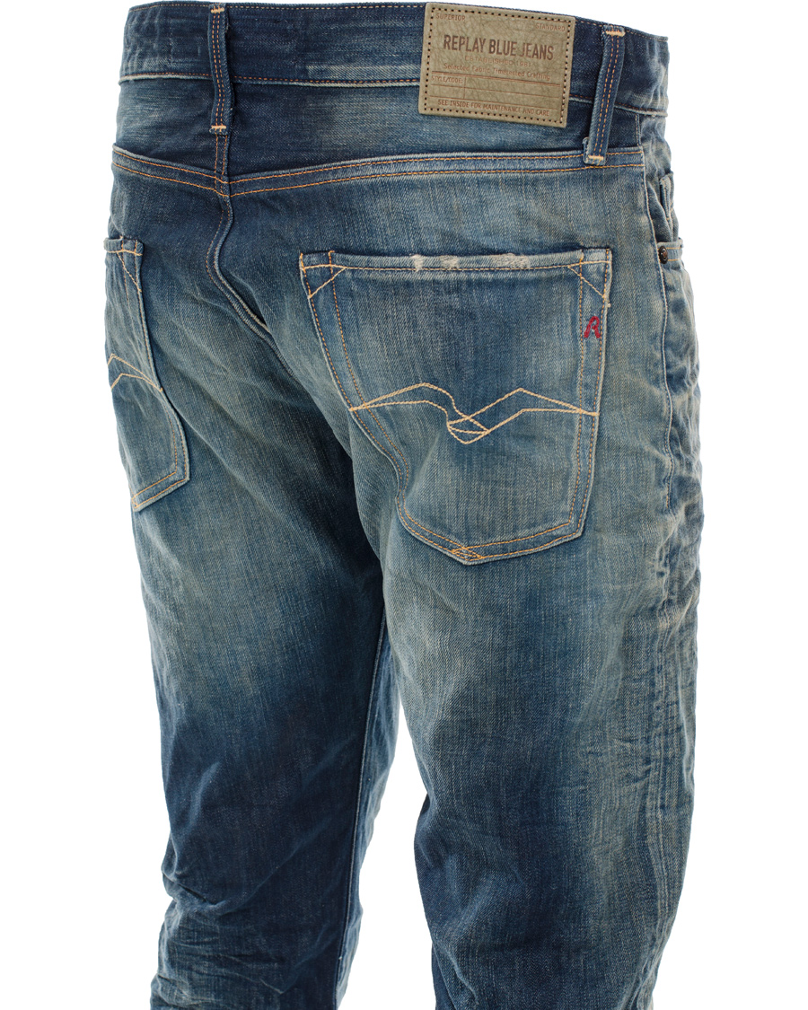 Heren | Jeans | Replay | M909 Jennon Jeans Blue