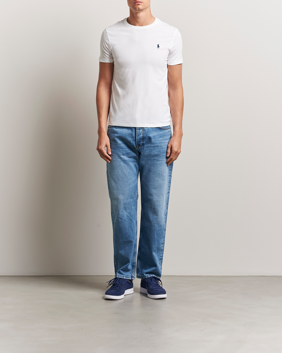 Heren | T-shirts | Polo Ralph Lauren | Custom Slim Fit Tee White
