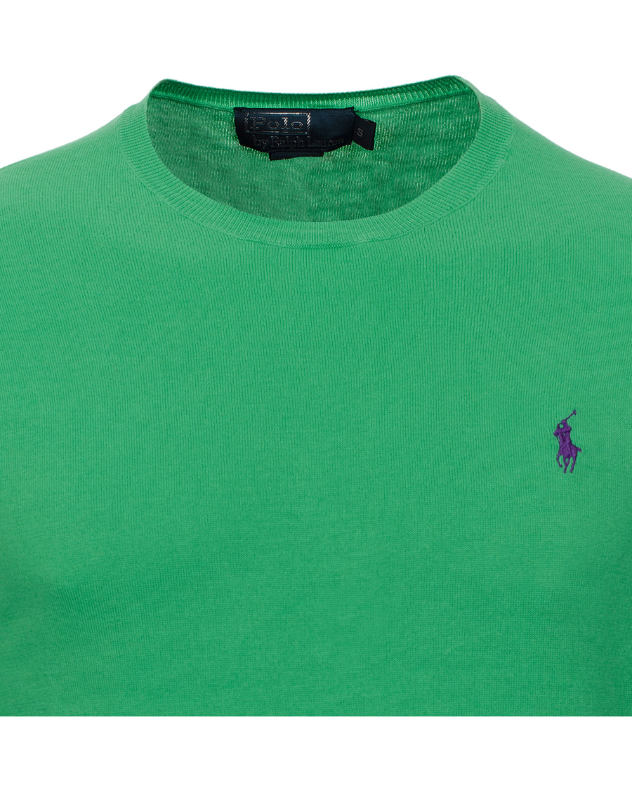 Heren | Truien | Polo Ralph Lauren | Slim Fit Pima Cotton Crew Neck Pullover Tiller Green