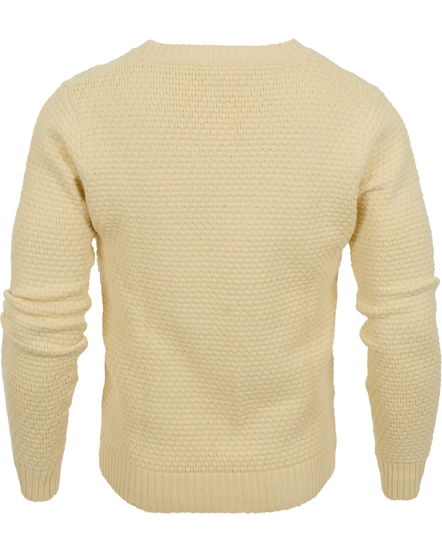 Heren | Truien | GANT Rugger | The Tuck Knit Sweater Cream