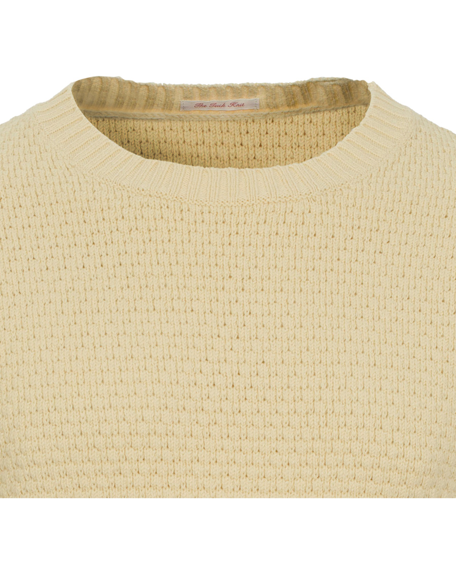 Heren | Truien | GANT Rugger | The Tuck Knit Sweater Cream