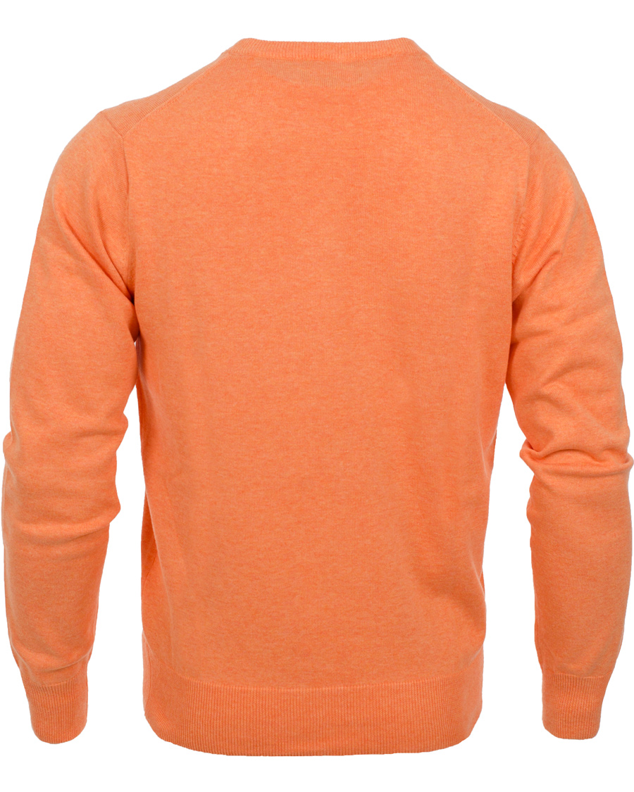 Heren | Truien | GANT | Light Weight Cotton V-Neck Pullover Carrot Melange
