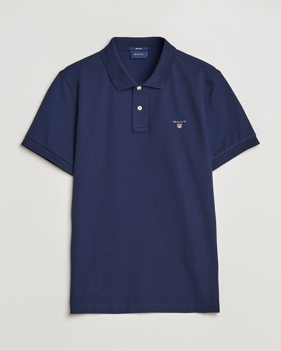Heren | Polo's | GANT | The Original Polo Evening Blue