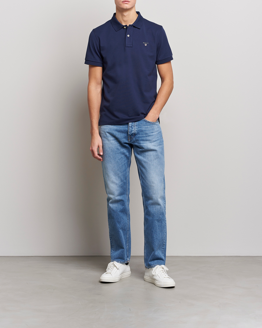 Heren | Polo's | GANT | The Original Polo Evening Blue