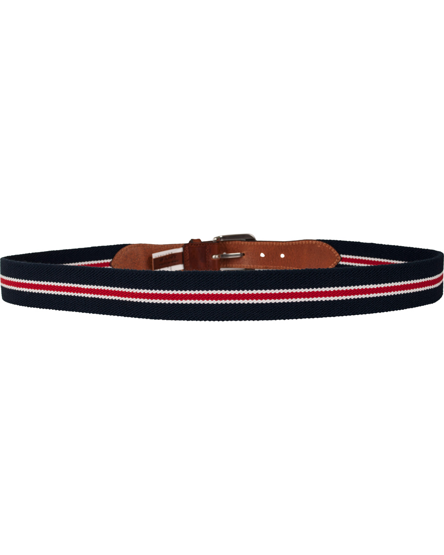 Heren | GANT Prep School Elastic Belt Bright Red | GANT | Prep School Elastic Belt Bright Red