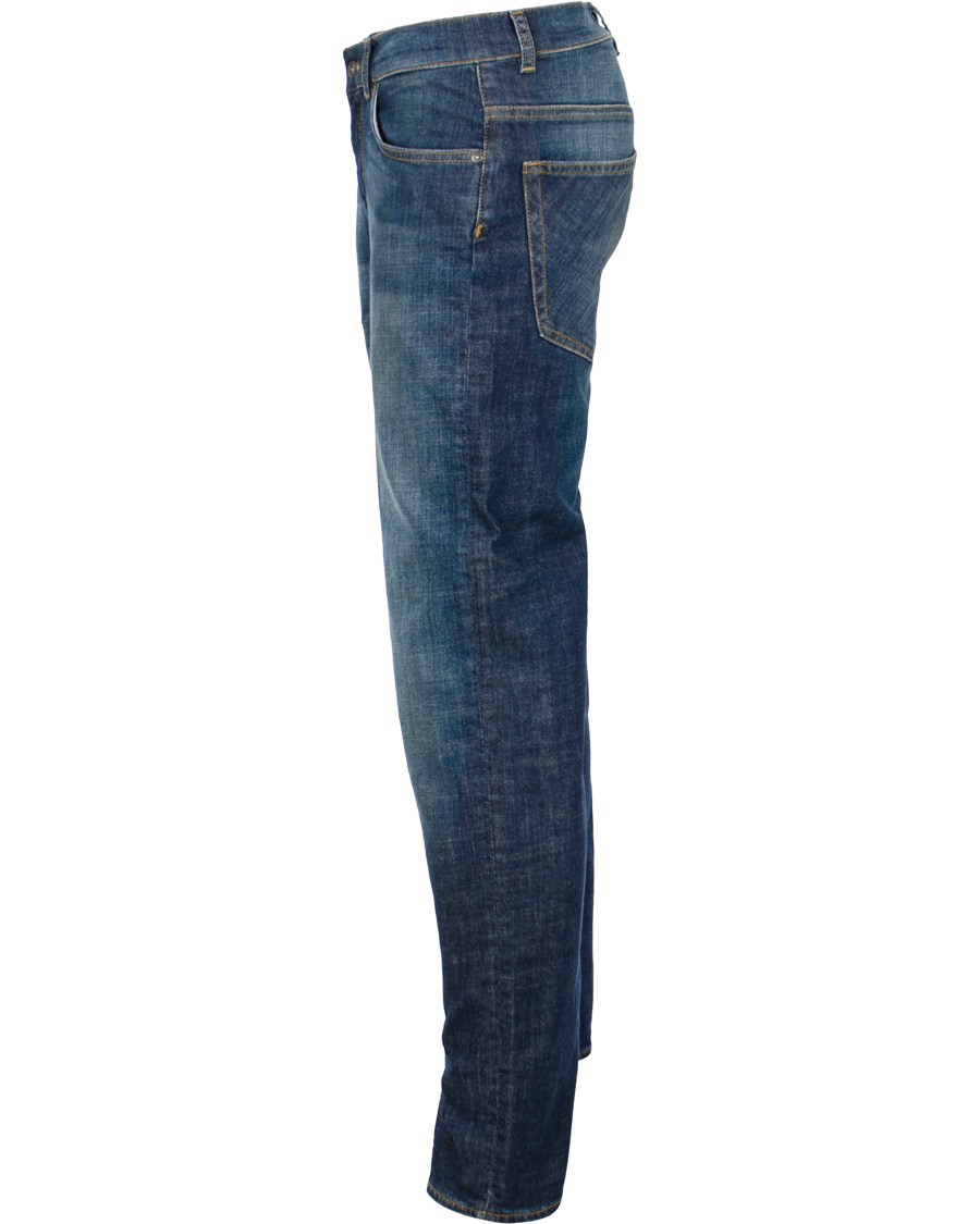 Heren | Jeans | GANT | Knight Stretch Jean Tyler Fit Mid Blue Worn in