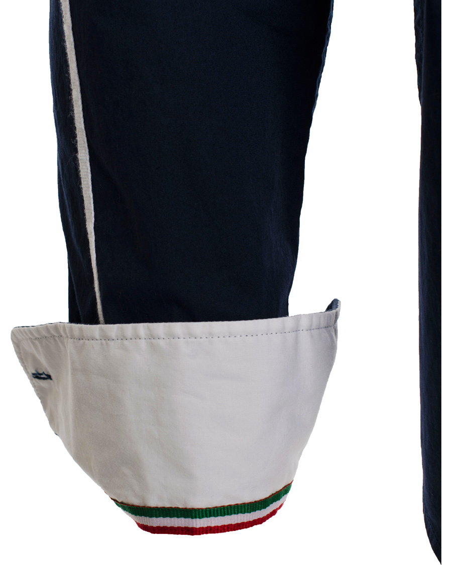 Heren | Overhemden | La Martina | Maserati Poplin Stretch Shirt Navy