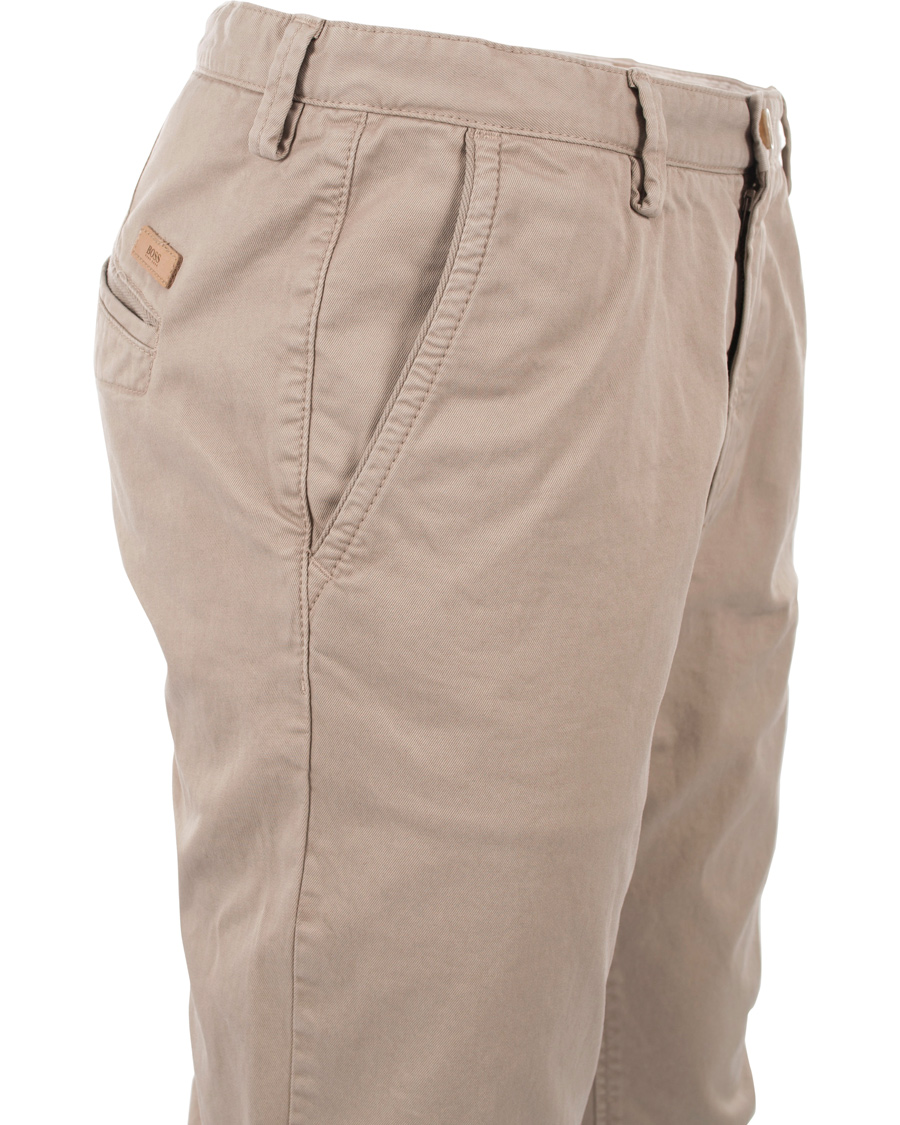 Heren | Broeken | BOSS BLACK | BOSS Rice 1-D Slim Fit Chinos Open Beige