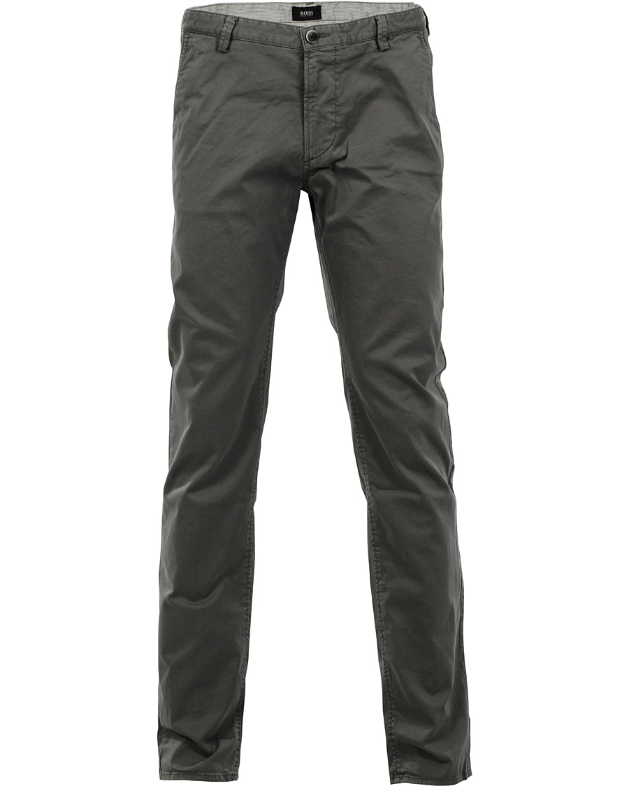 Heren | Broeken | BOSS BLACK | BOSS Rice 1-D Slim Fit Chinos Medium Grey