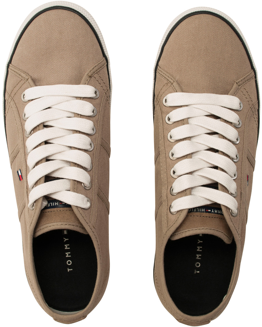 Heren | Tommy Hilfiger Vantage 2A Canvas Sneaker Grey Cobblestone | Tommy Hilfiger | Vantage 2A Canvas Sneaker Grey Cobblestone