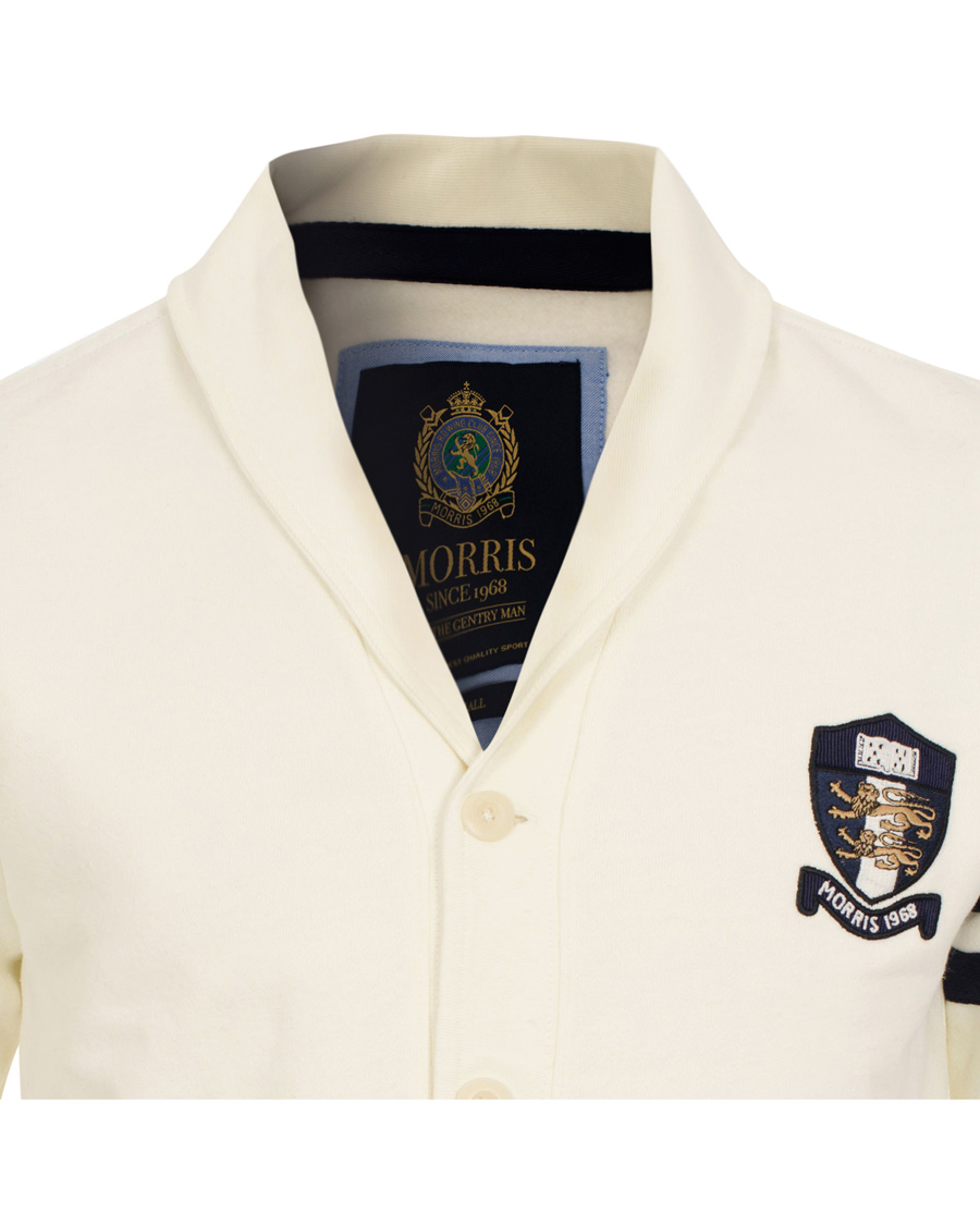 Heren | Truien | Morris | Merton College Cardigan Off White
