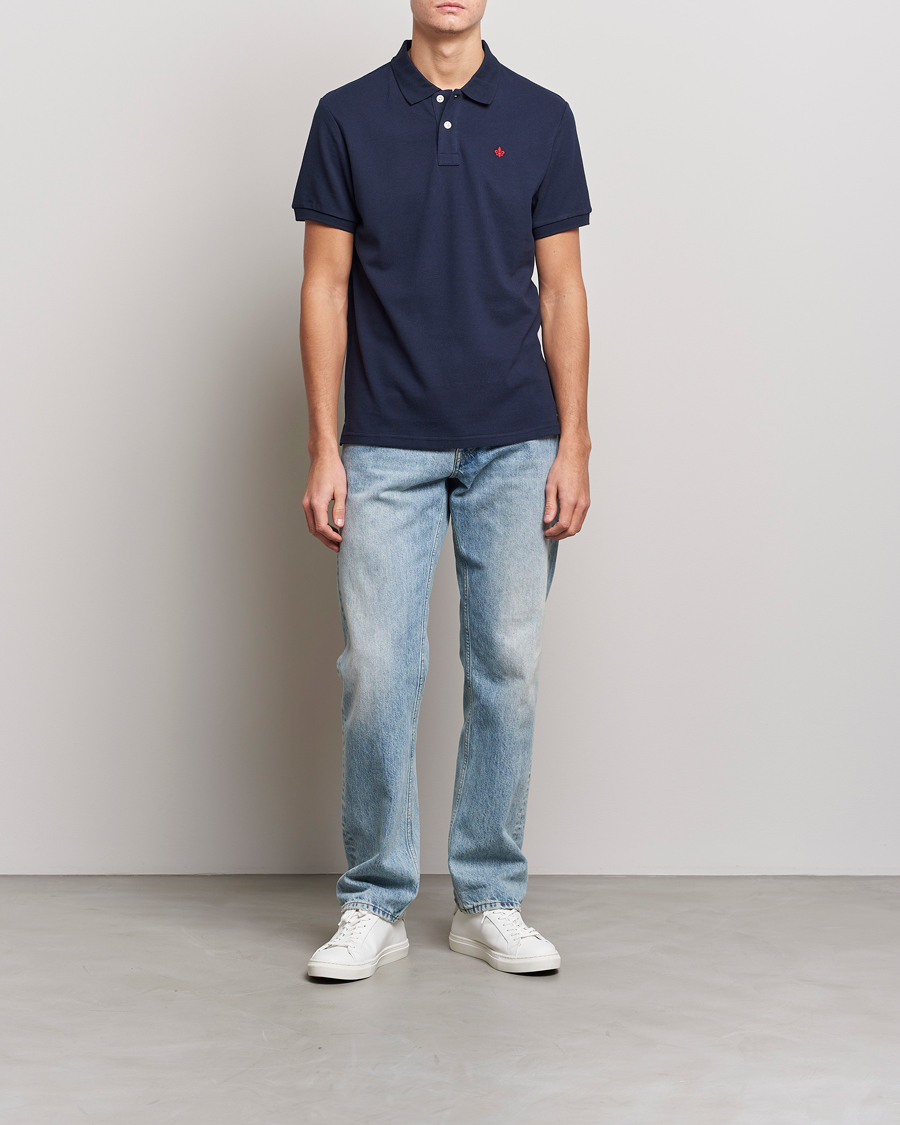 Heren | Polo's | Morris | New Piqué Old Blue