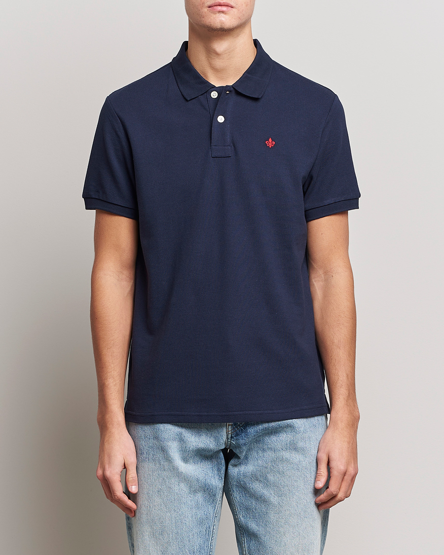 Heren | Polo's | Morris | New Piqué Old Blue