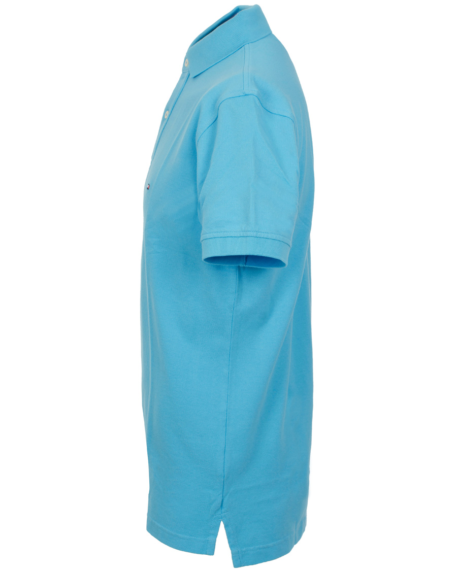 Heren | Polo's | Tommy Hilfiger | New Knit Piké Cyan Blue