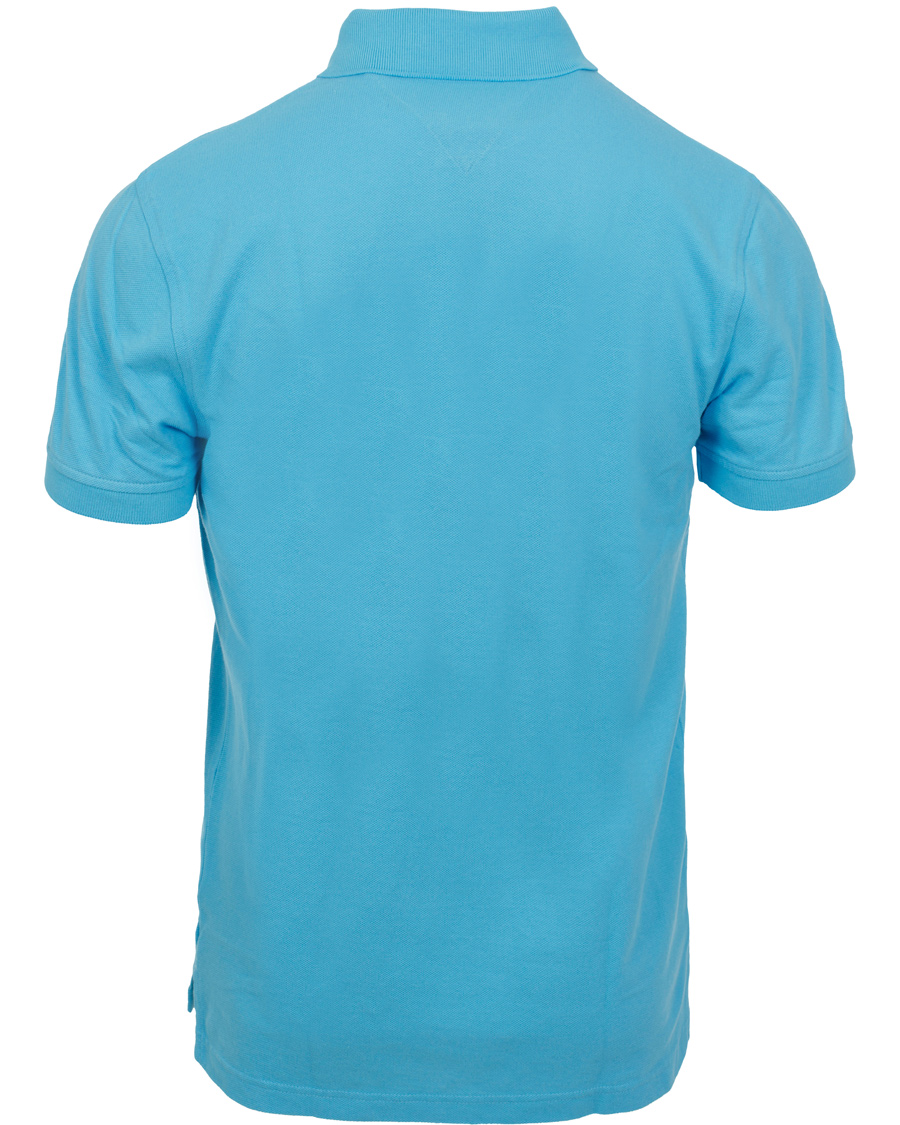 Heren | Polo's | Tommy Hilfiger | New Knit Piké Cyan Blue