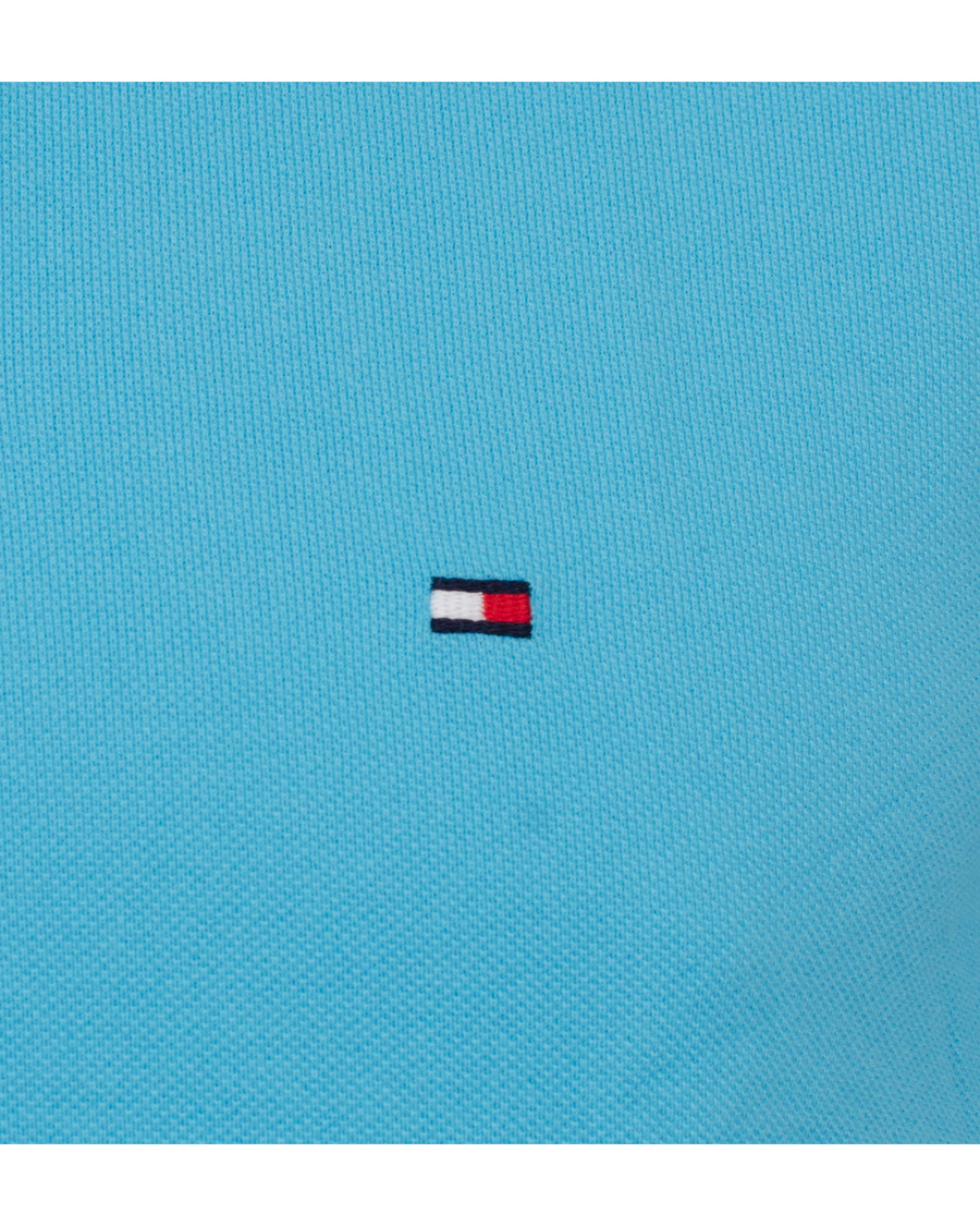 Heren | Polo's | Tommy Hilfiger | New Knit Piké Cyan Blue