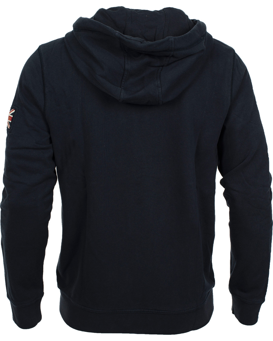 Heren | Truien | Henri-Lloyd | Henri Lloyd Filey Hooded Full Zip Sweat Navy