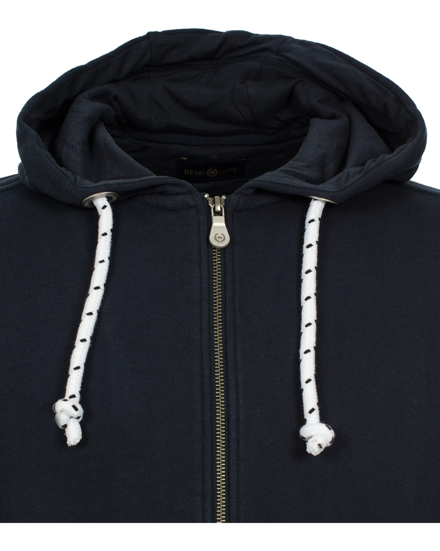 Heren | Truien | Henri-Lloyd | Henri Lloyd Filey Hooded Full Zip Sweat Navy
