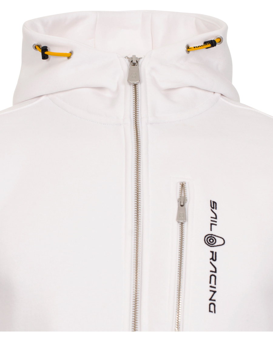 Heren | Truien | Sail Racing | International Zip Hood Brasil White