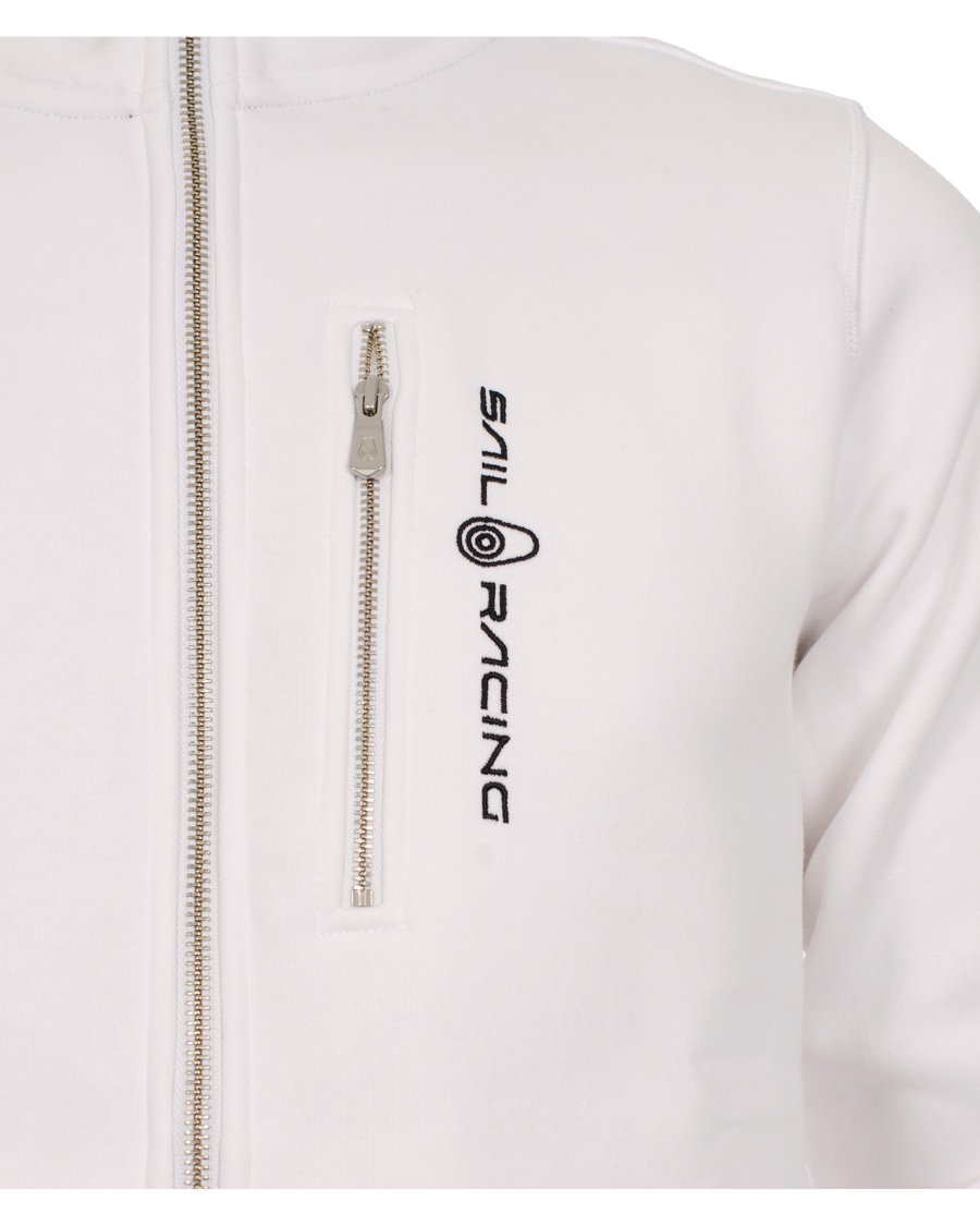 Heren | Truien | Sail Racing | International Zip Hood Brasil White