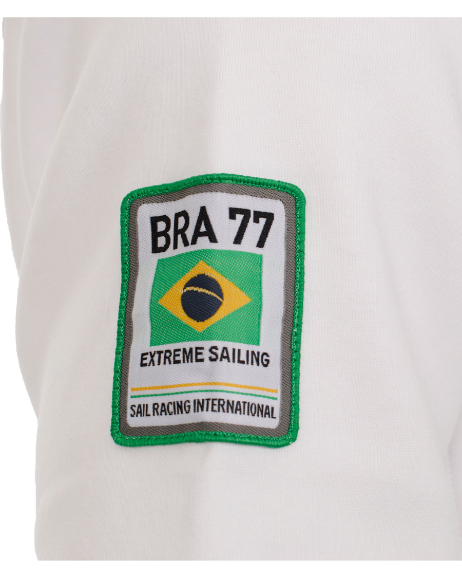 Heren | Truien | Sail Racing | International Zip Hood Brasil White