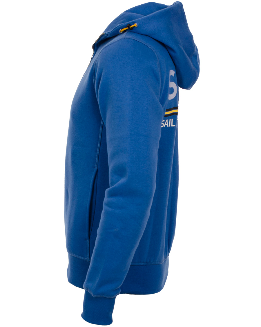 Heren | Truien | Sail Racing | International Zip Hood Sweden Sapphire Blue