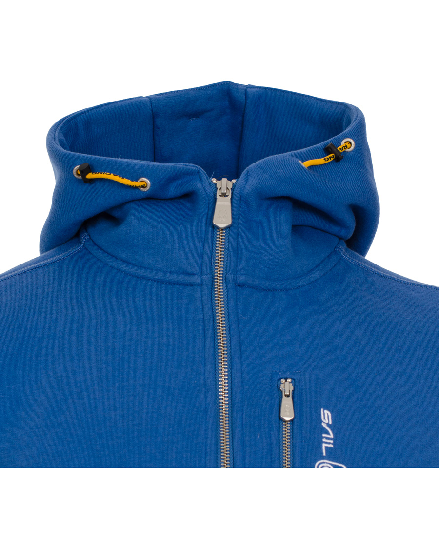 Heren | Truien | Sail Racing | International Zip Hood Sweden Sapphire Blue