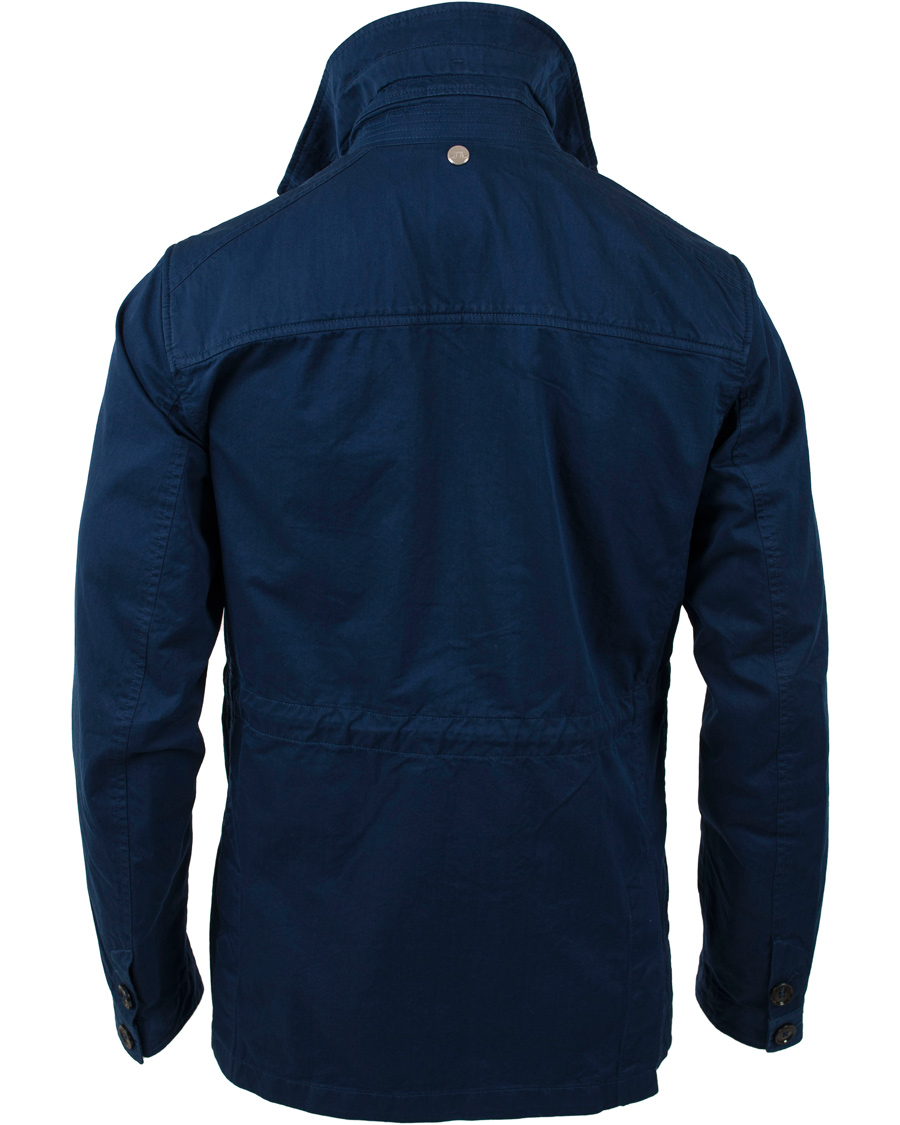 Heren | Jassen | J.Lindeberg | Foreman Two Tone Cotton Jacket Dark Blue