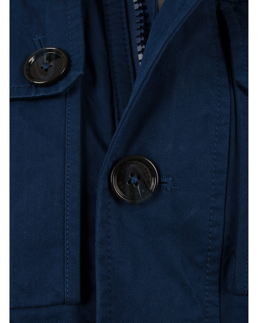 Heren | Jassen | J.Lindeberg | Foreman Two Tone Cotton Jacket Dark Blue