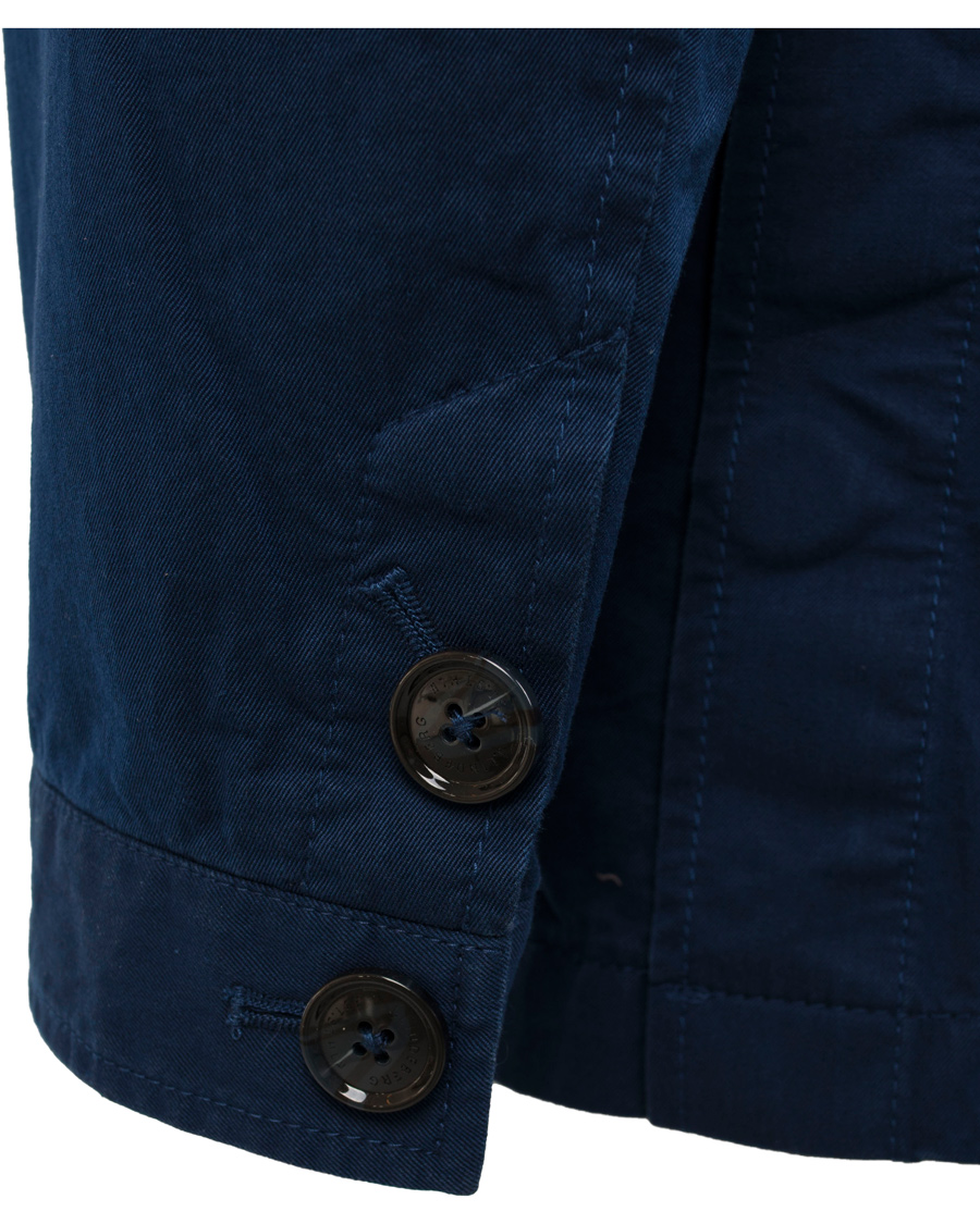 Heren | Jassen | J.Lindeberg | Foreman Two Tone Cotton Jacket Dark Blue