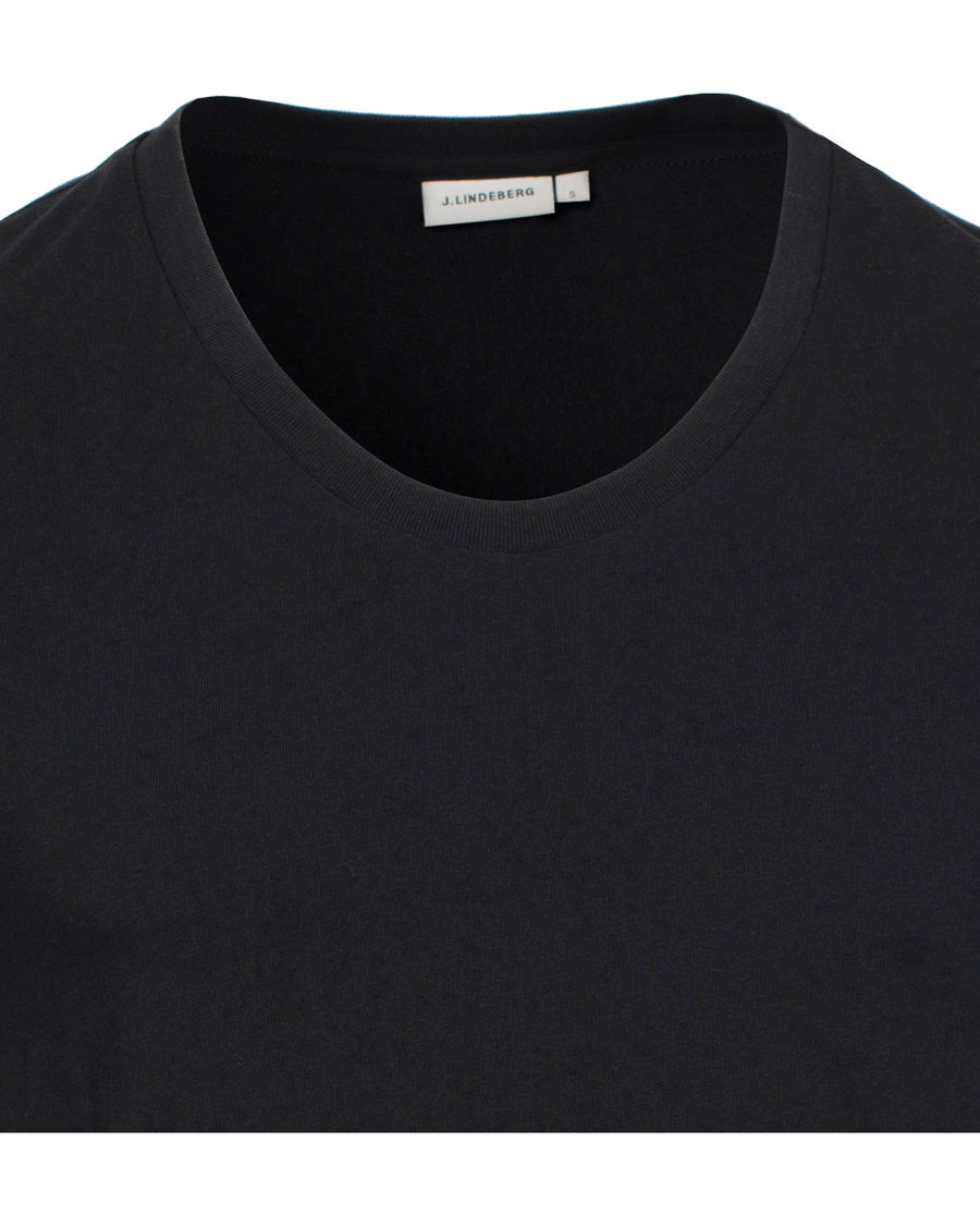 Heren | T-shirts | J.Lindeberg | Axtell Scoop T-shirt Black