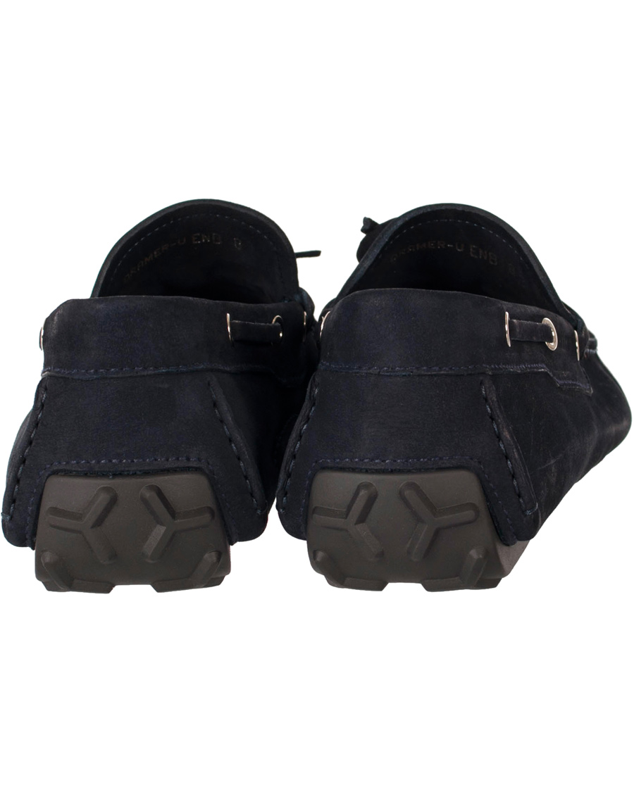 Heren | BALLY Dramer U Suede Car Shoe Blue Navy | Bally | Dramer U Suede Car Shoe Blue Navy