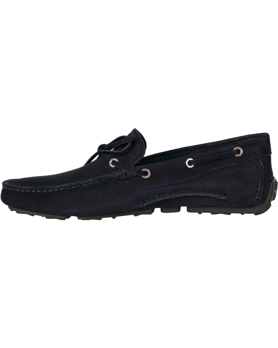 Heren | BALLY Dramer U Suede Car Shoe Blue Navy | Bally | Dramer U Suede Car Shoe Blue Navy