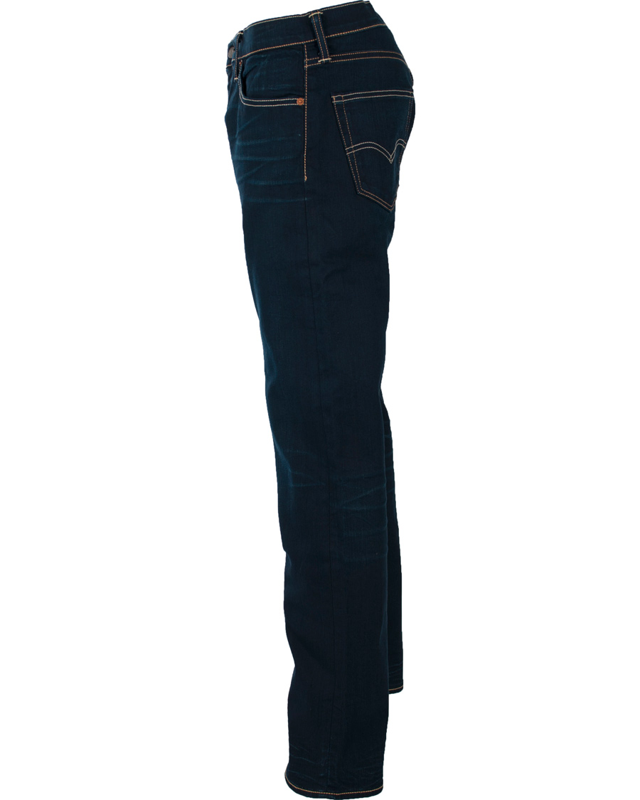 Heren | Jeans | Levi's | Levis 504 Regular Straight Jeans Crumpled Navy