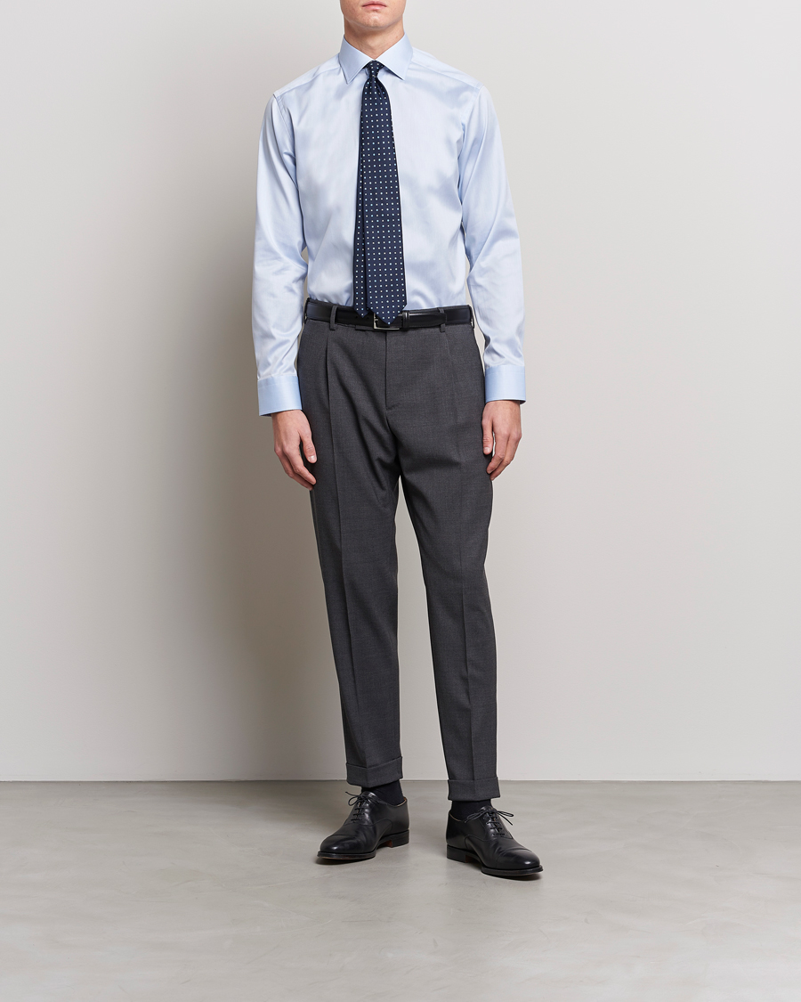 Heren | Zakelijke overhemden | Eton | Slim Fit Shirt Blue