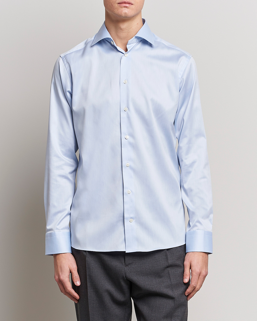 Heren |  | Eton | Slim Fit Shirt Blue