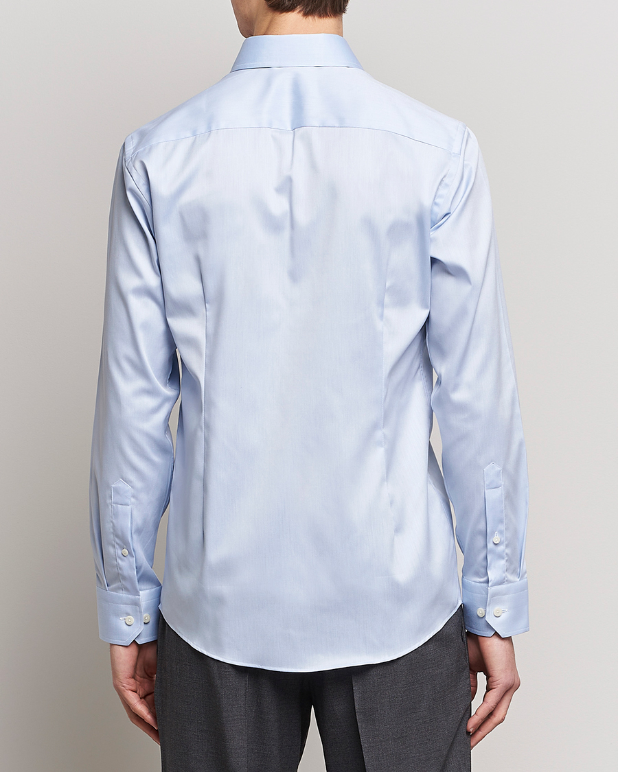 Heren | Overhemden | Eton | Slim Fit Shirt Blue 42 - L