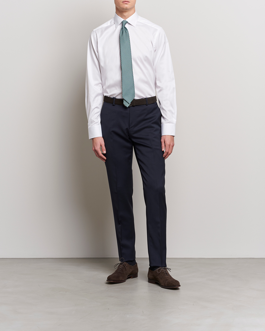 Heren | Formeel | Eton | Contemporary Fit Shirt White