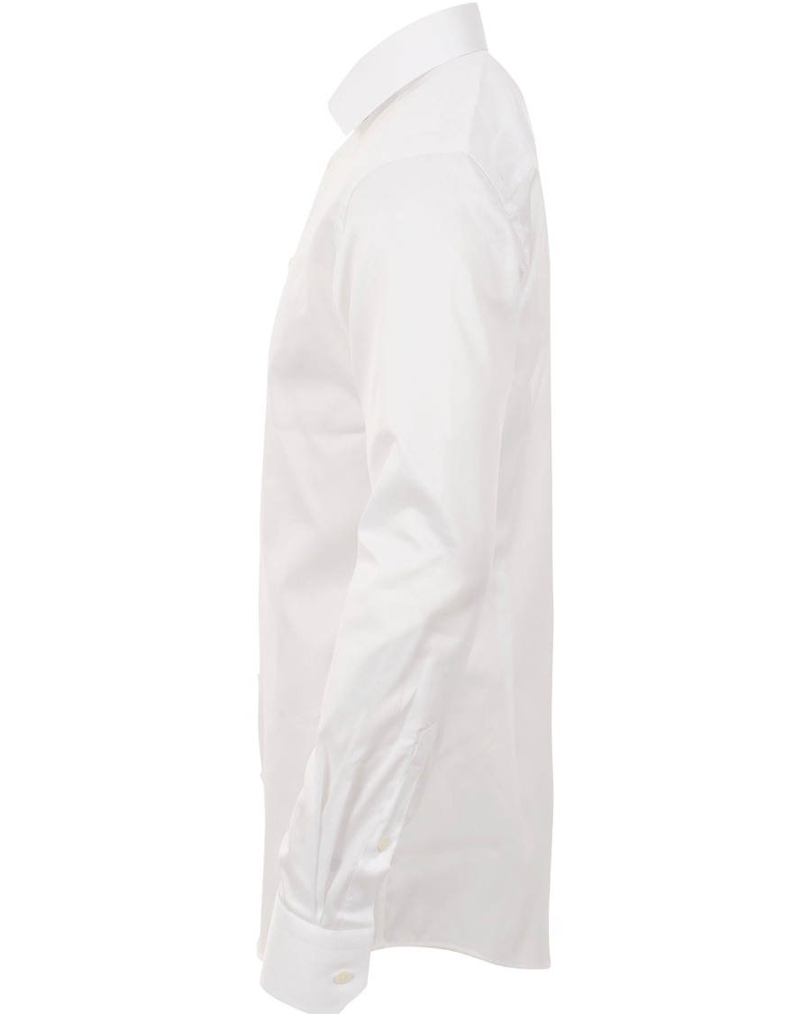 Heren | Overhemden | Eton | Slim Fit Shirt Extra Long Sleeve White