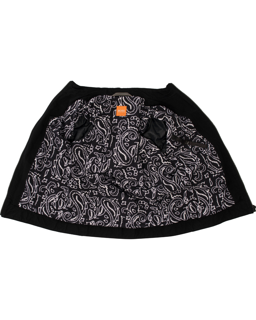 Heren | Jassen | BOSS ORANGE | BOSS Casual Jips 4 Leather Jacket Black