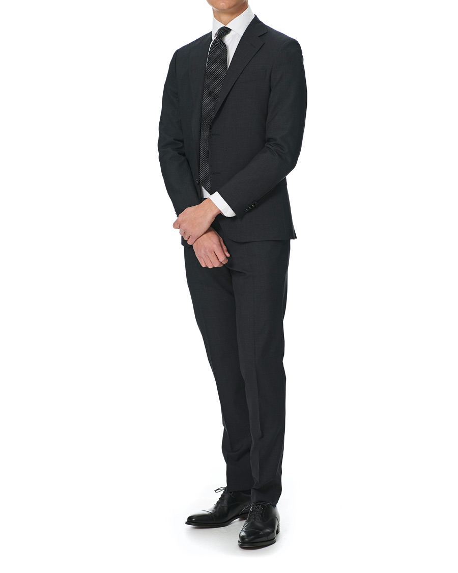 Heren | Broeken | Oscar Jacobson | Damien Trousers Super 120's Wool Grey