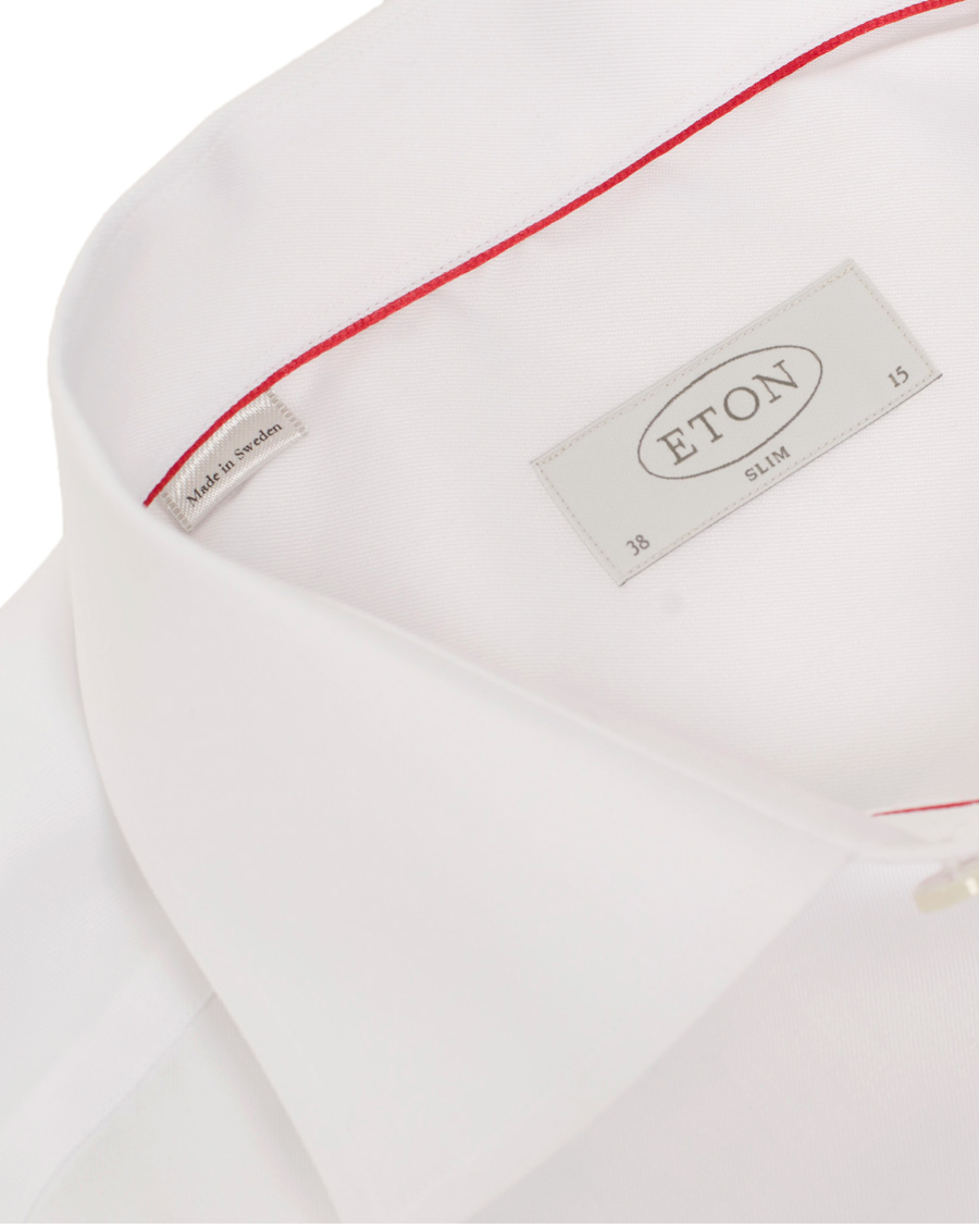 Heren | Overhemden | Eton | Slim Fit Shirt Made In Sweden White