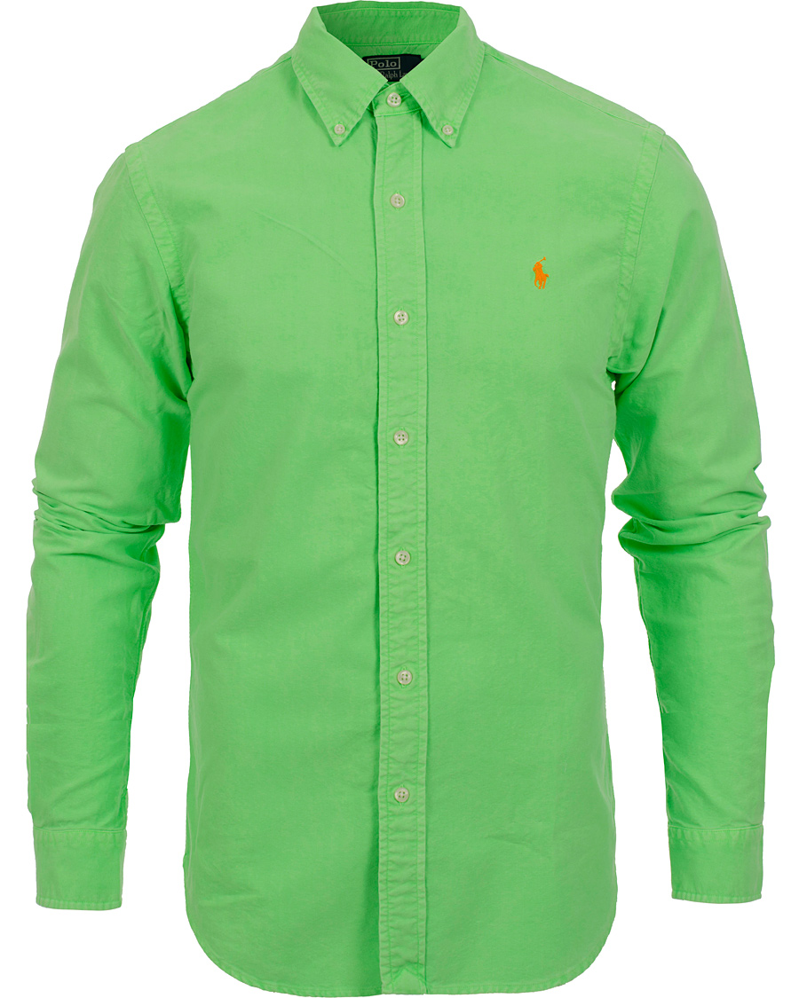 Heren | Overhemden | Polo Ralph Lauren | Slim Fit Shirt Oxford Brilliant Lime