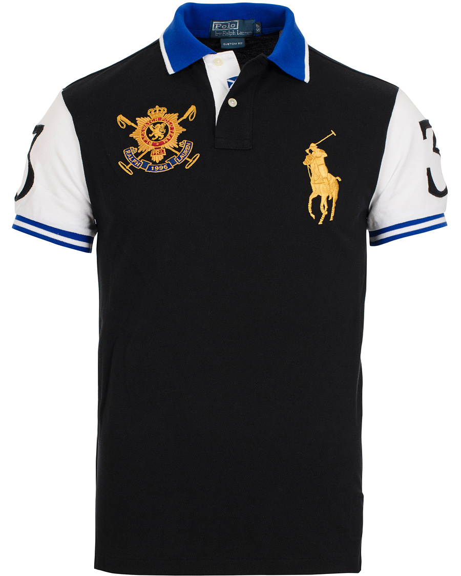 Heren | Polo's | Polo Ralph Lauren | Blackwatch Summer Classic Custom Fit Polo Black Multi