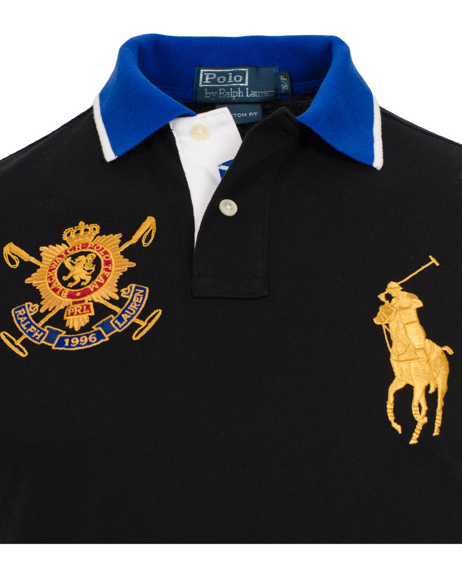 Heren | Polo's | Polo Ralph Lauren | Blackwatch Summer Classic Custom Fit Polo Black Multi