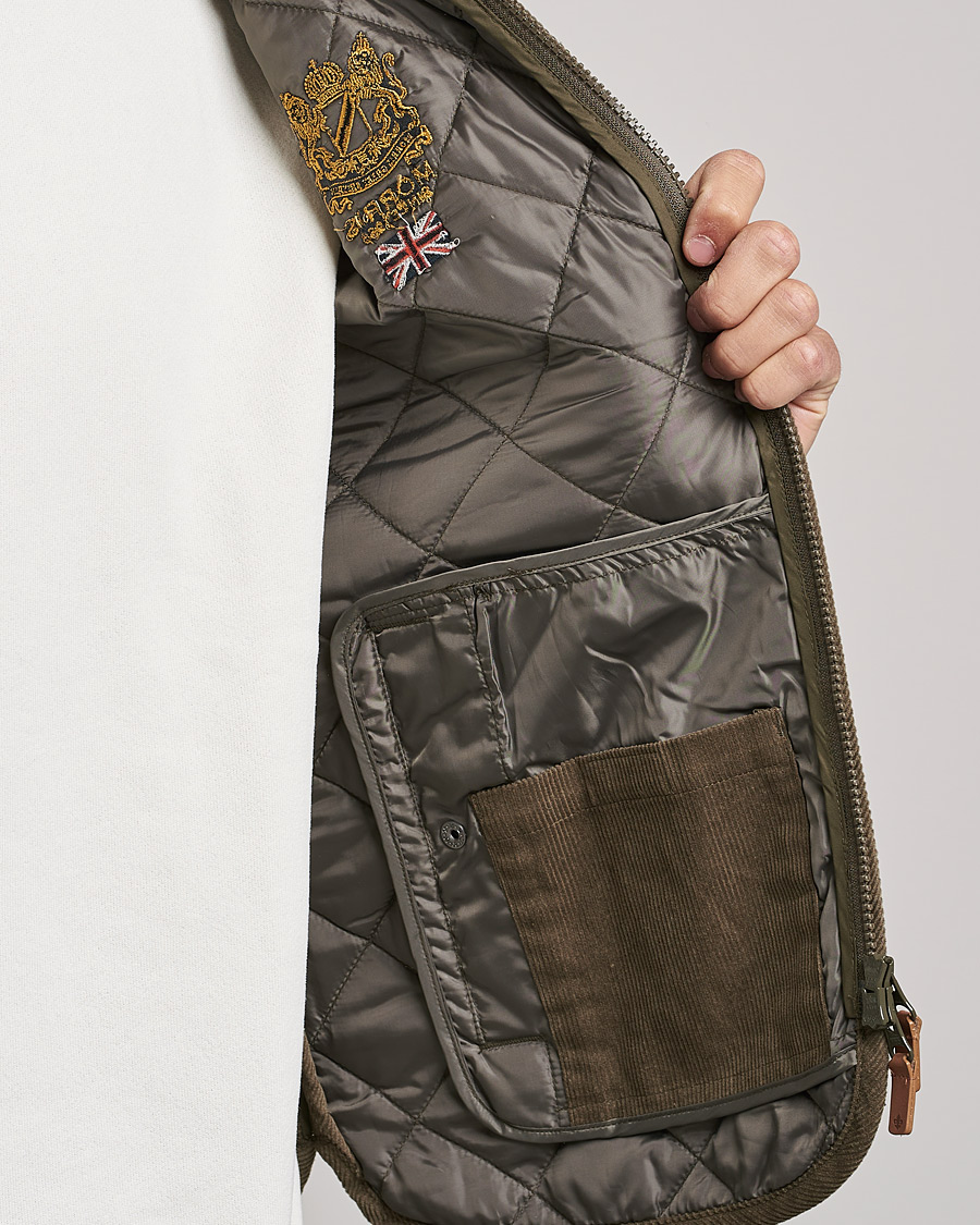 Heren | Gilets | Morris | Trenton Quilted Vest Olive