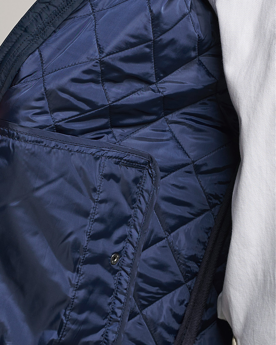 Heren | Gilets | Morris | Trenton Quilted Vest Old Blue