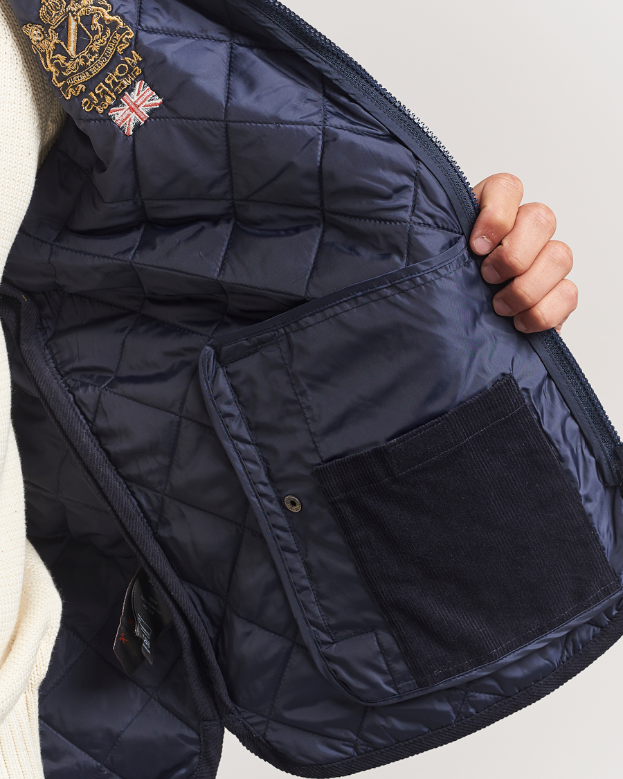 Heren | Gilets | Morris | Trenton Quilted Vest Old Blue