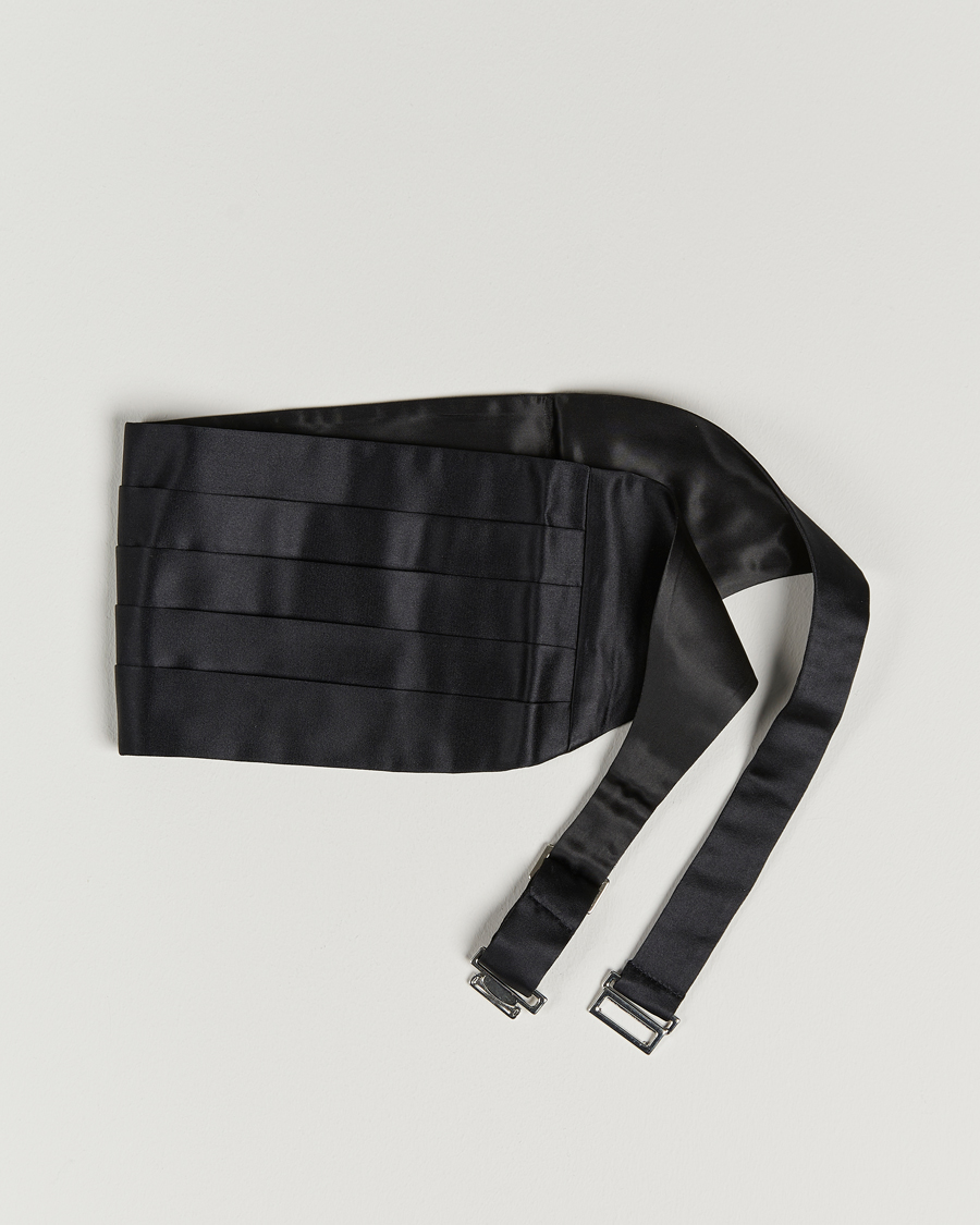 Heren | Eton Cummerbund Black | Eton | Cummerbund Black